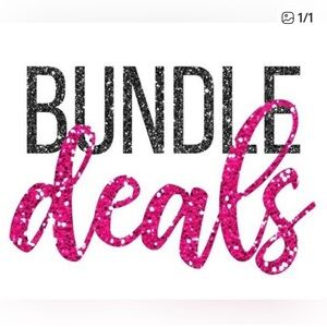 Pink Glitter 'Deals' Graphic